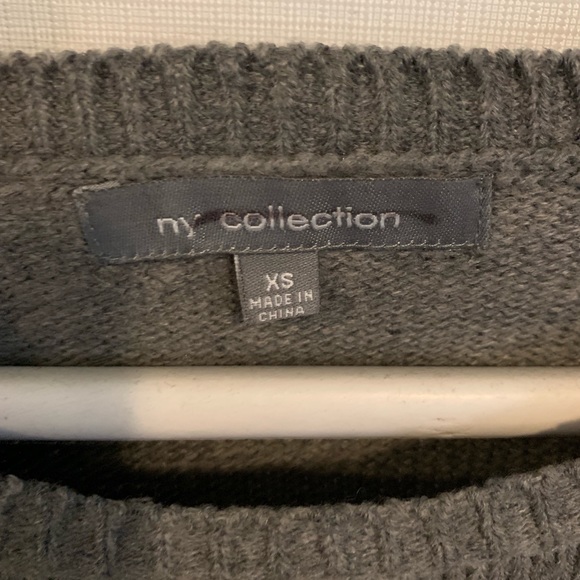 Grey embellished sweater - Picture 3 of 4